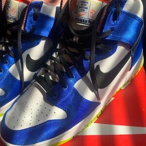 Blue Satin Dunkz